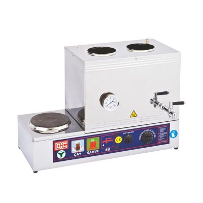 Duran Çelik DÇ 028 35 Model 2 Demlikli Vidalı Pleytli Çay Ocağı, 25 L, Elektrikli - 1