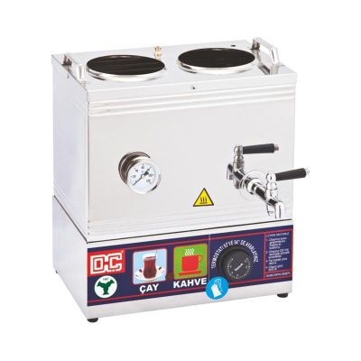 Duran Çelik DÇ 032 30 Model 2 Demlikli Vidalı Çay Ocağı, 15 L, Elektrikli - 1