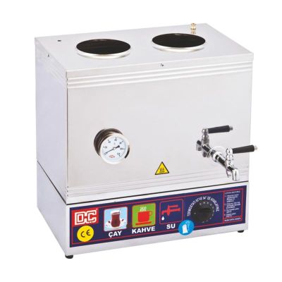 Duran Çelik DÇ 033 35 Model 2 Demlikli Vidalı Çay Ocağı, 25 L, Elektrikli - 1