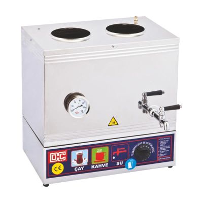 Duran Çelik DÇ 034 40 Model 2 Demlikli Vidalı Çay Ocağı, 31 L, Elektrikli - 1