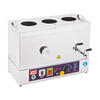 Duran Çelik DÇ 035 55 Model 3 Demlikli Vidalı Çay Ocağı, 42 L, Elektrikli - 1