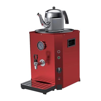 Duran Çelik DÇ 091 Çay Makinesi, 1 Demlikli, 23 L, Kırmızı - 1