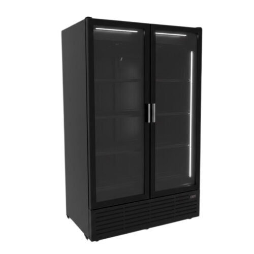 Ecocold Kiwi 1270 Çift Kapaklı Şişe Soğutucu Dolap, Siyah - (Outlet Ürünü) - 