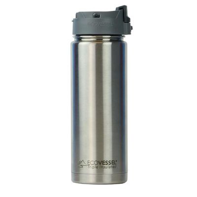 Ecovessel Perk Termos, Paslanmaz Çelik, 20 oz, 600 ml, Gümüş - 1