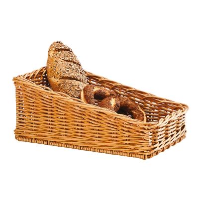 Zicco B-OT5170 Plastik Derin Ekmek Sepeti, 27x45x18x8 cm, Koyu Renk - 1