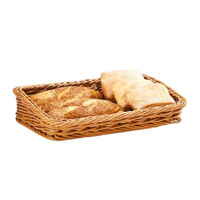 Zicco B-OT5138 Plastik Dikdörtgen Ekmek Sepeti, 30x45x9x5 cm - 1