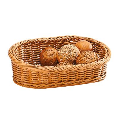 Zicco B-OT5224 Plastik Eğimli Oval Ekmek Sepeti, Plastik, Eğimli, 30x45x14x8 cm - 1