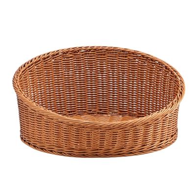 Zicco B-OT5043 Eğimli Yuvarlak Ekmek Sepeti, 45x21x10 cm - 1