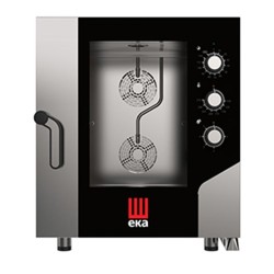 Eka Convection Electromekanic Oven, Humidified, 7 1/1 GN Tray Capacity, Electric - Eka