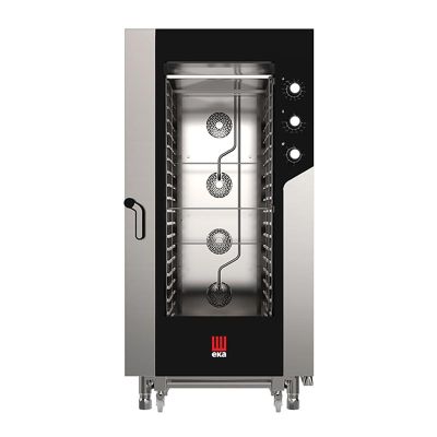 Eka MKF 2011 S Konveksiyonlu Elektromekanik Fırın, Nemlendirmeli, 20 Adet 1/1 GN Tepsi Kapasiteli, Elektrikli - 1