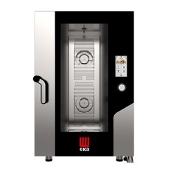 Eka MKF 1111 TS فرن حراري يعمل باللمس، مرطب، 11 قطعة سعة 1/1 صينية 1/1 جيجا نيوتن، كهربائي - Eka