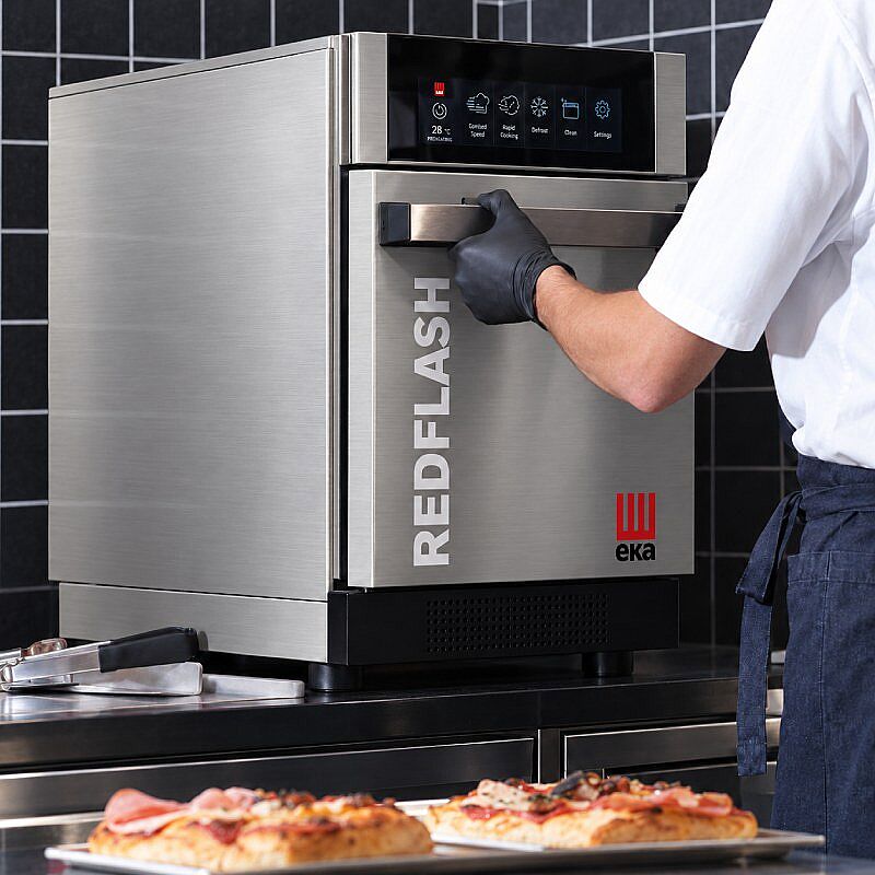 Eka REDFLASH 300 Hızlı Pişirme Fırını, Inox - Eka