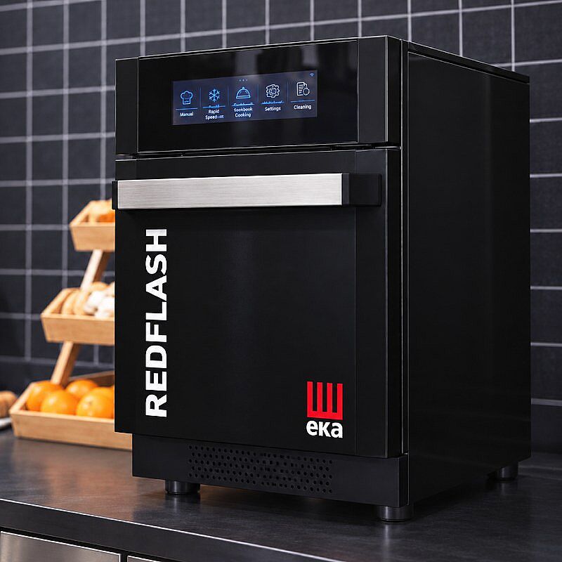 Eka REDFLASH 300 Hızlı Pişirme Fırını, Siyah - Eka