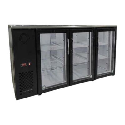 Ekofan Paslanmaz Çelik Bar Arkası Şişe Soğutucu Dolap, 3 Kapılı, 6 Raflı - 1