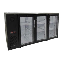 Ekofan Behind Bar Bottle Cooler Cabinet, 3 Doors, 6 Shelves - Ekofan
