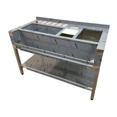 Ekofan Taban Raflı Kokteyl İstasyonu, 233x70x90 cm - 1