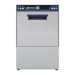 غسالة Electrolux Professional 402289 ذات الحائط الواحد 40 × 40 كوب مع مساعد شطف ومضخة تصريف - Electrolux Professional