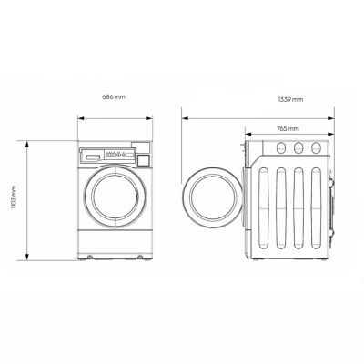 Electrolux Professional myPRO XL WE 1100P Çamaşır Kurutma Makinesi, 12 kg - 3