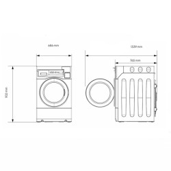 مجفف الملابس Electrolux Professional myPRO XL WE 1100P، 12 كجم - 3