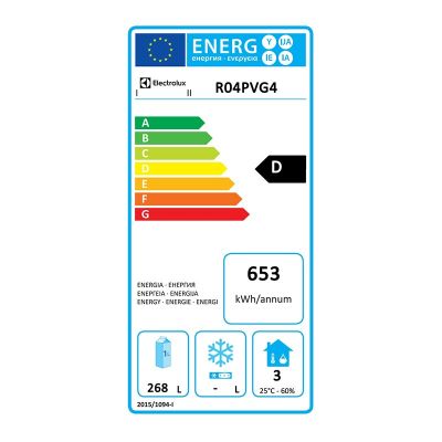 Electrolux Professional R04PVG4 Buzdolabı, Cam Kapılı, 400 L - 2