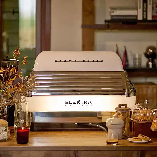 Elektra Barlume Fully Automatic Espresso Coffee Machine, 2 Groups, Ice Blue - 4