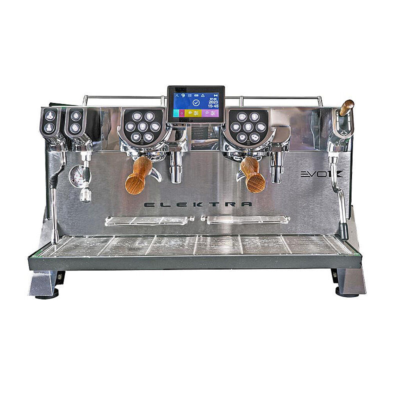 Elektra Evok Tall Cup Tam Otomatik Espresso Kahve Makinesi, 2 Gruplu, Mat Siyah - Elektra