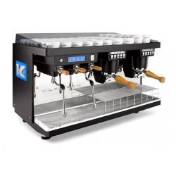 Elektra K-UP 2B Tam Otomatik Espresso Kahve Makinesi, 2 Gruplu, İnci Siyah - Thumbnail