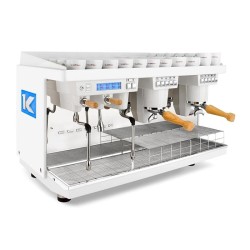 Elektra K-UP 2W Tam Otomatik Espresso Kahve Makinesi, 2 Gruplu, Buz Beyaz - Thumbnail