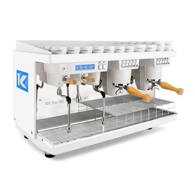 Elektra K-UP 2W Tam Otomatik Espresso Kahve Makinesi, 2 Gruplu, Buz Beyaz - 1