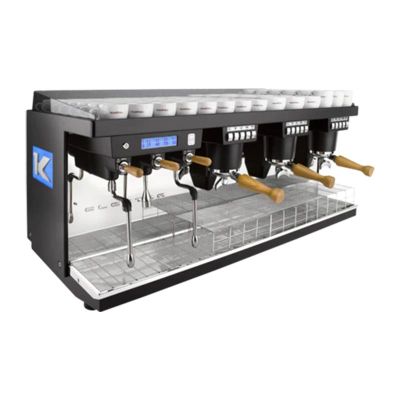 Elektra K-UP 3B Fully Automatic Espresso Coffee Machine, 3 Groups, Pearl Black - Elektra