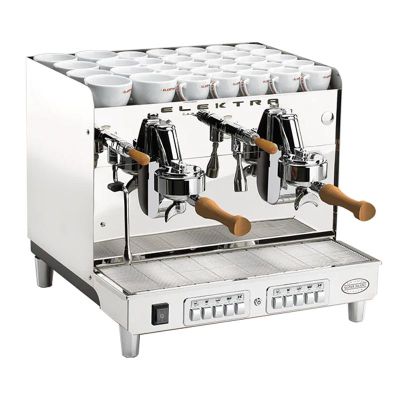 Elektra Sixties Fully Automatic Espresso Coffee Machine, 2 Groups, Inox - Elektra