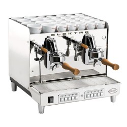 Elektra Sixties Tam Otomatik Espresso Kahve Makinesi, 2 Gruplu, Inox - Thumbnail