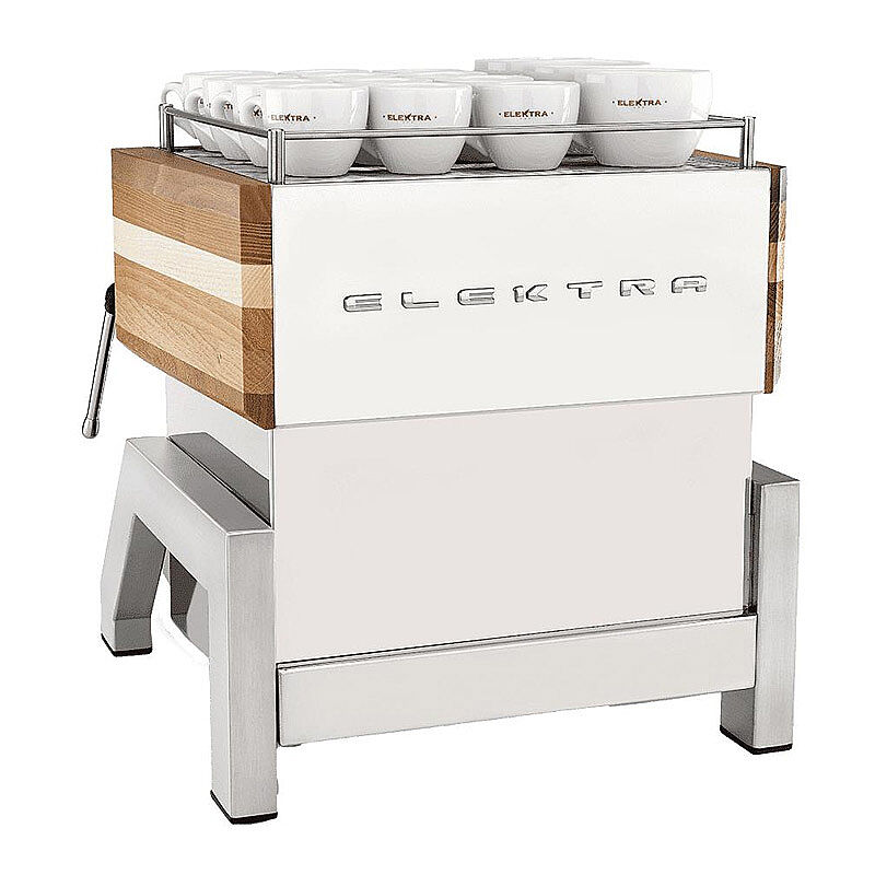 Elektra Verve Tall Cup Tam Otomatik Espresso Kahve Makinesi, Tek Gruplu, Inox Ahşap - Elektra