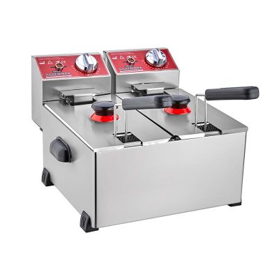 SilverInox 2141 Fritöz, 3+3 L, Elektrikli - 1