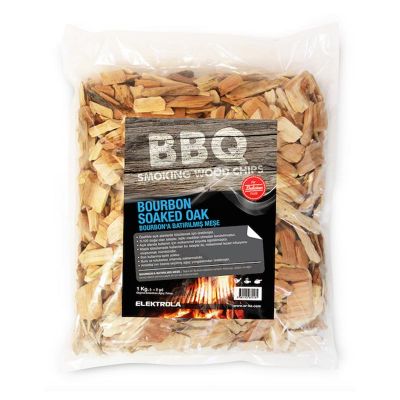 Elektrola BBQ Wood Chip Tütsüleme Talaşı, Burbon Meşe, 1 kg - 1