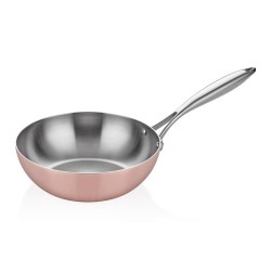 Altınbaşak Elite Multi Metal Wok Tava, 28 cm, Bakır - Thumbnail