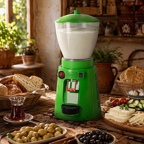 Hosk Elite Tek Hazneli Ayran Dispenseri, 19 L, Yeşil - 4