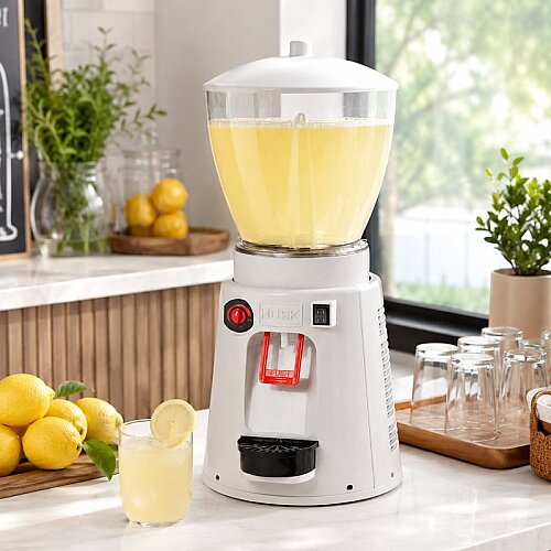 Hosk Elite Tek Hazneli Soğuk İçecek Dispenseri, 19 L, Beyaz - 4