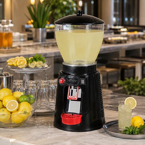 Hosk Elite Tek Hazneli Soğuk İçecek Dispenseri, 19 L, Siyah - 5