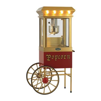 Emart Alanya Corn Popping Trolley, 90x50x180 cm - Emart