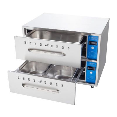Emart Bread & Food Warmer, Two Drawers, 77x57x59 cm - Emart