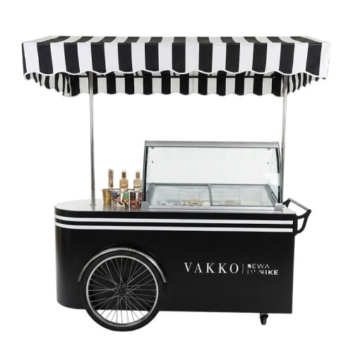 Emart Ice Cream Trolley, 5 Capacity, 150x70x95 cm - Emart