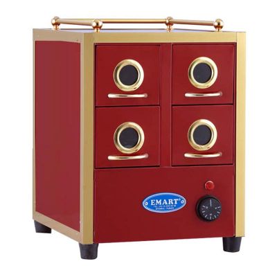 Emart جهاز تسخين جوز، ملون، 4 قطع، 34 × 35 × 44 سم - Emart