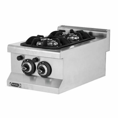 Empero 2 Brülörlü Çift Yanışlı Ocak, 400x635x285 mm, LPG'li - 1