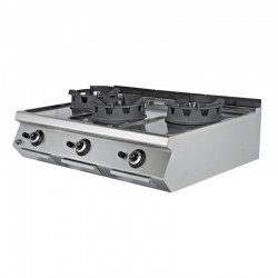 Empero 700 Plus طباخ ووك علوي مع 3 شعلات، غاز البترول المسال - Empero