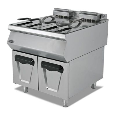 Empero 900 Plus Dolaplı Fritöz, 24+24 L, LPG'li - 1