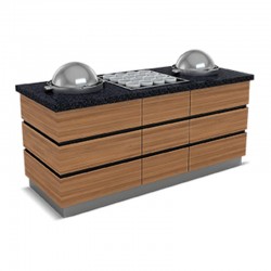 Empero Cappadocia Hot Soup Serving Unit, 2 Soup Servers - Empero