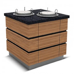 Empero Cappadocia Plate Dispenser, Heated, 2 Plates - Empero