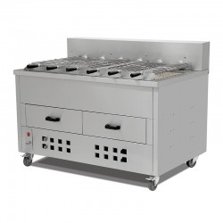 Empero Chicken Frying Machine, 6 Skewer Capacity, Charcoal - Empero