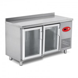 Empero Counter Type Refrigerator, Glass, 2 Doors, 300 L - Empero